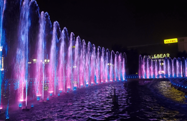 Bucharest Fountains Nightview