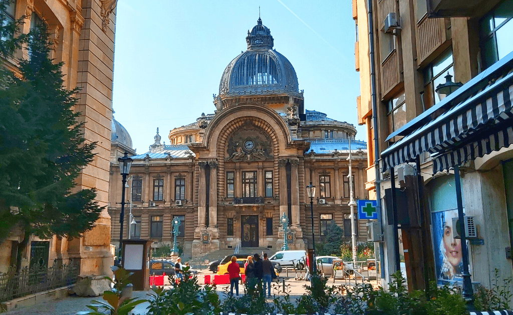 Cec Palace - one of the most important historical building in Bucharest
