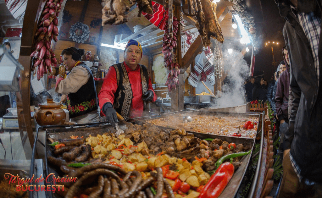 Romanian Traditional Food - Bucharest Christmas Market