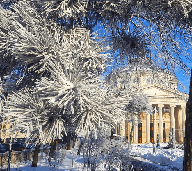 Bucharest winter athenaeum