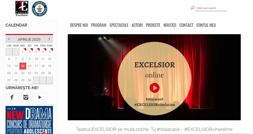 Teatrul Excelsior online shows