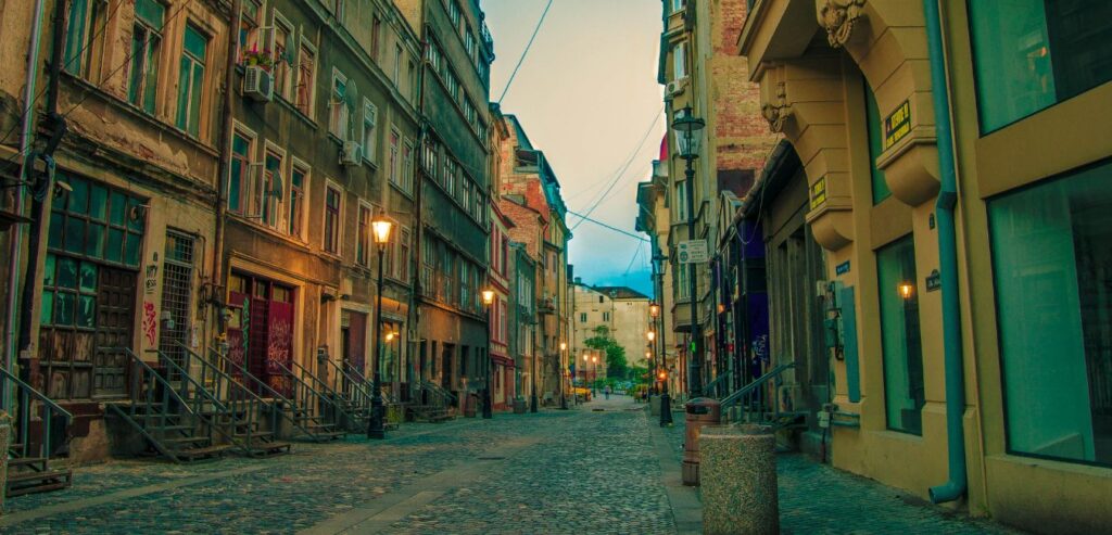 Old town Bucharest