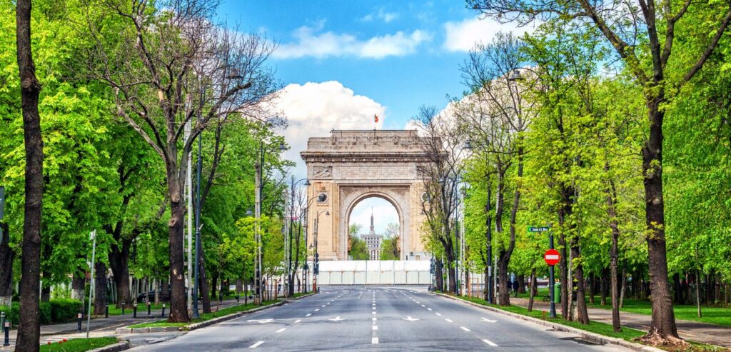 Bucharest monuments - arch of triumph