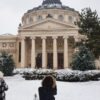 Romanian Athenaeum in winter