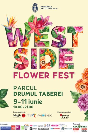 west side flower fest in bucharest