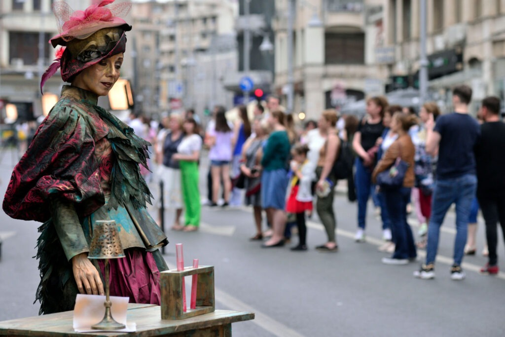 Fortune teller at Bucharest Open Streets