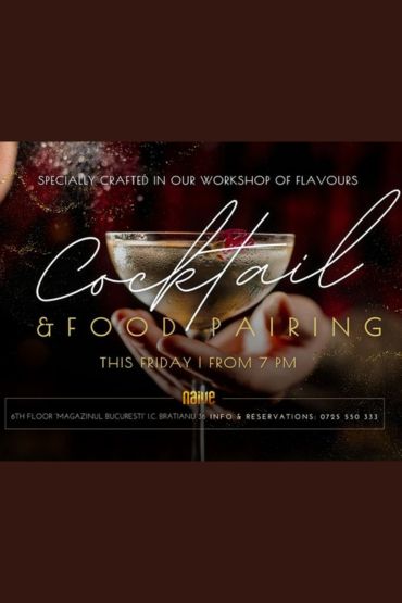 Cocktail and food pairing