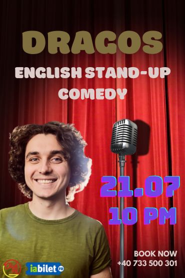 Dragos in Bucharest - english stand-up comedy performance