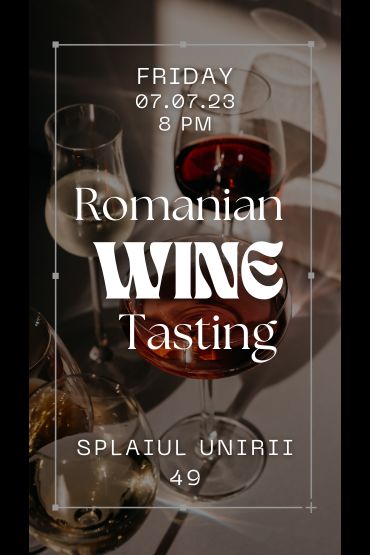 Romanian Wine Tasting in Bucharest 2023