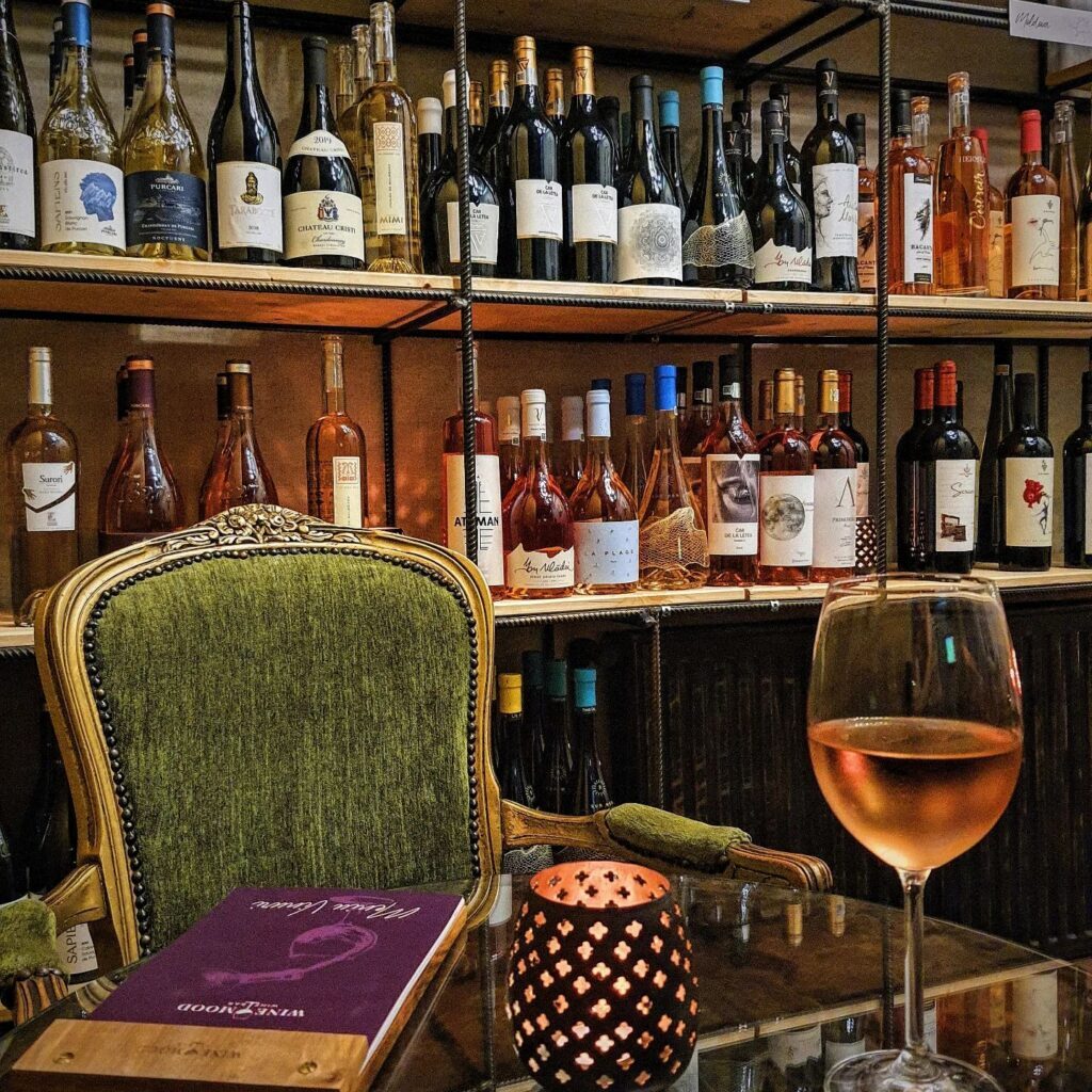 Wine selection in Wine Bar 