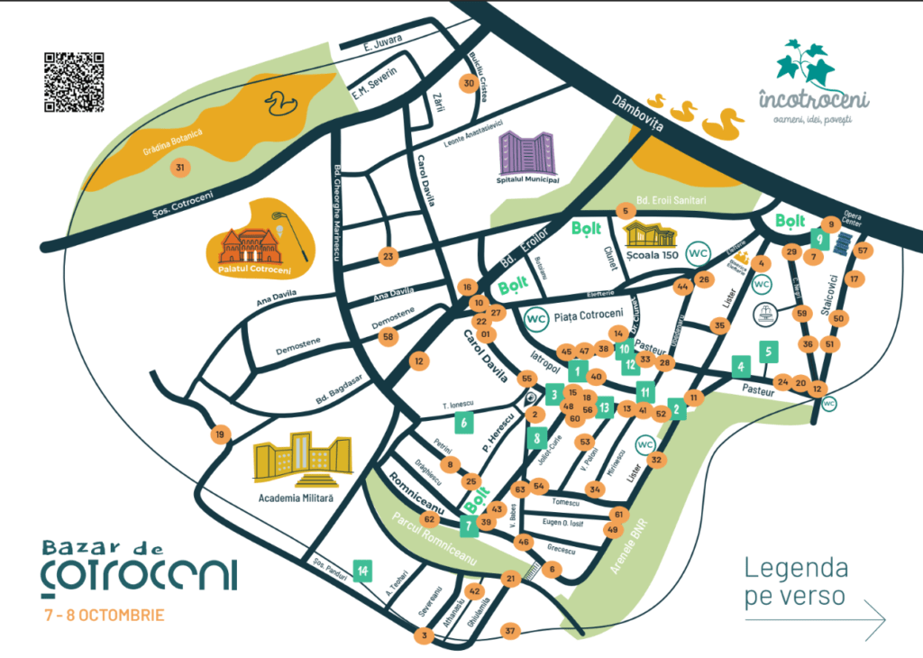 Cotroceni Bazaar Map