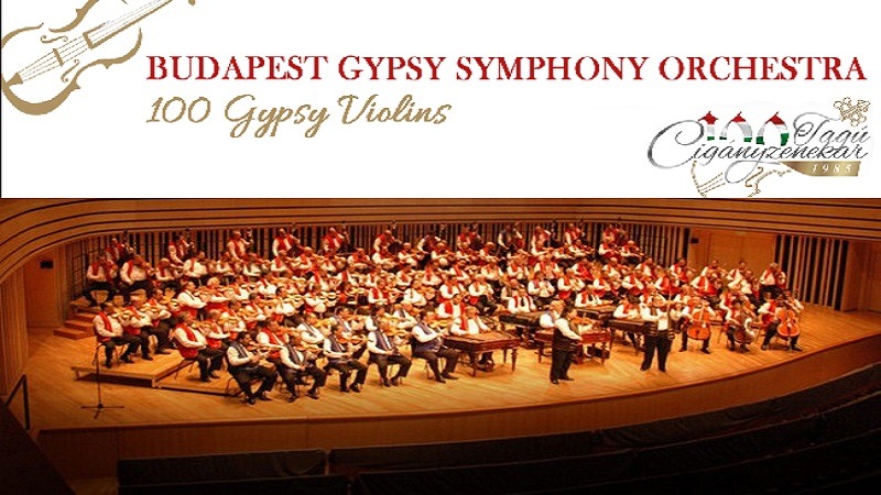 Budapest gypsy symphony orchestra concert in Bucharest 2024 poster