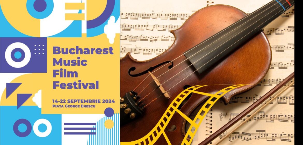 Official banner of Bucharest Music Film Festival