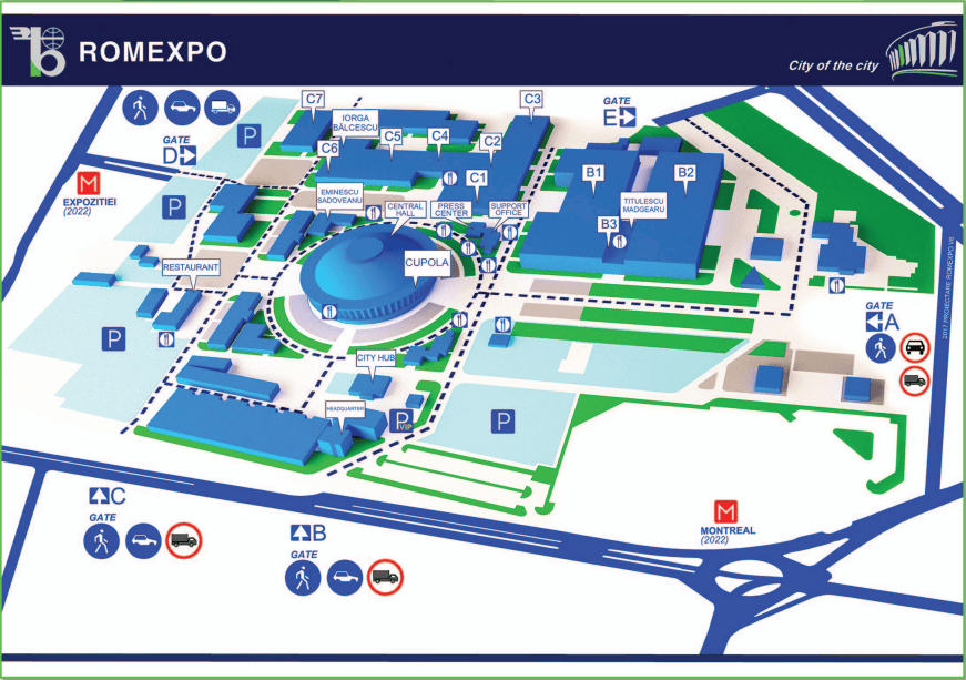 Romexpo Map