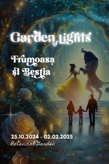 Garden of Lights - Beauty and the Beast Bucharest