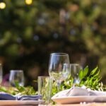 Outdoor seating in Bucharest restaurant