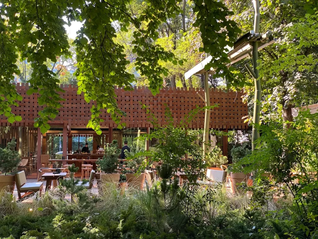 Hare garden in Bucharest