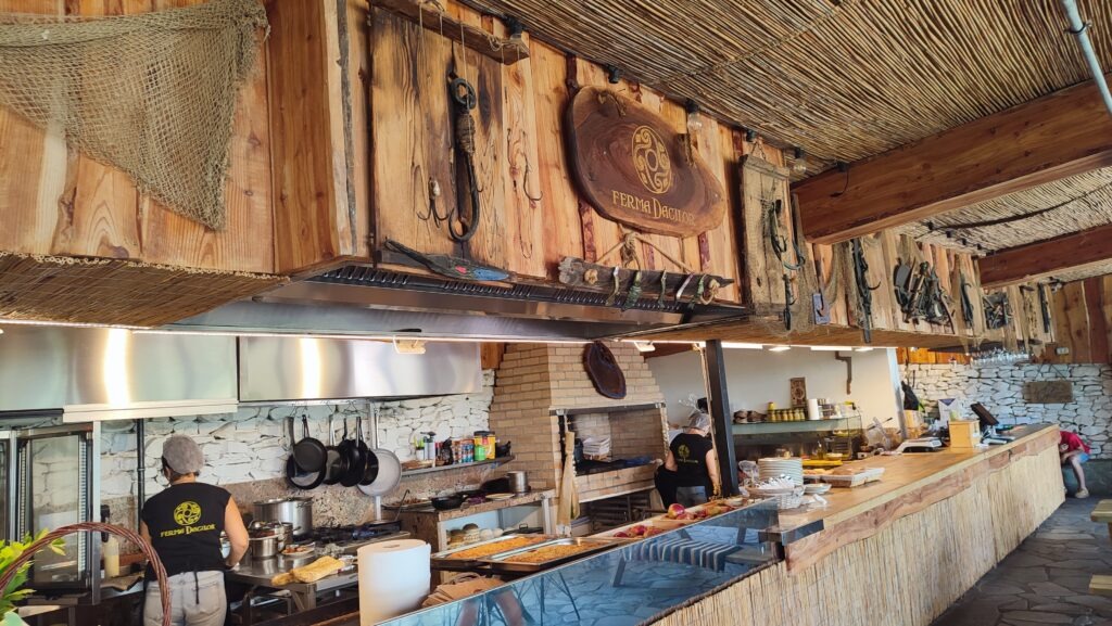 Dacian Farm inside the restaurant