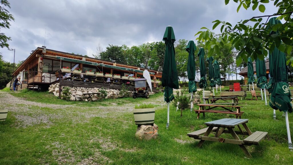 Dacian Farm terrace view