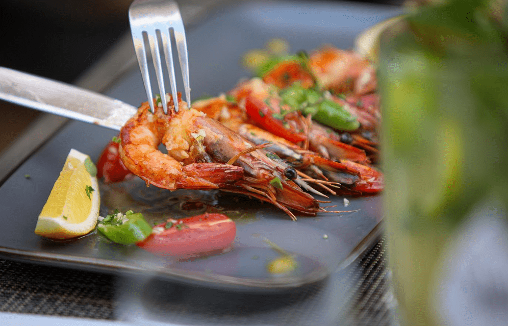 Haute Pepper restaurant shrimp