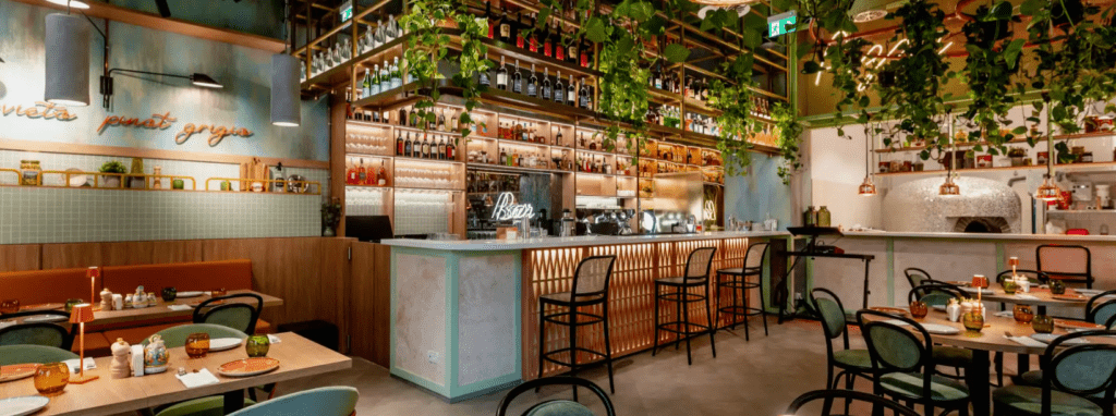 Ave Forchetta - Italian restaurant in Bucharest, interior