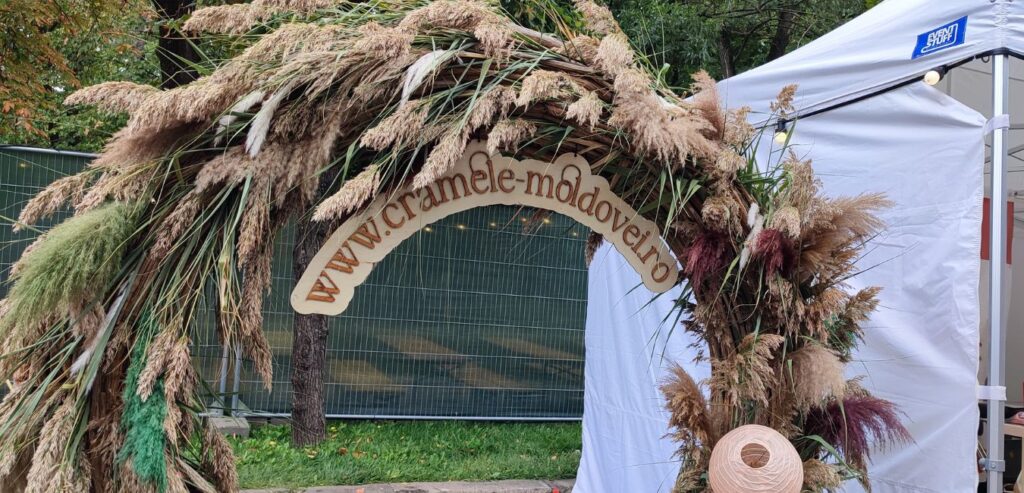 Moldovan winery decoration at the Moldovan Wine Fest 2025