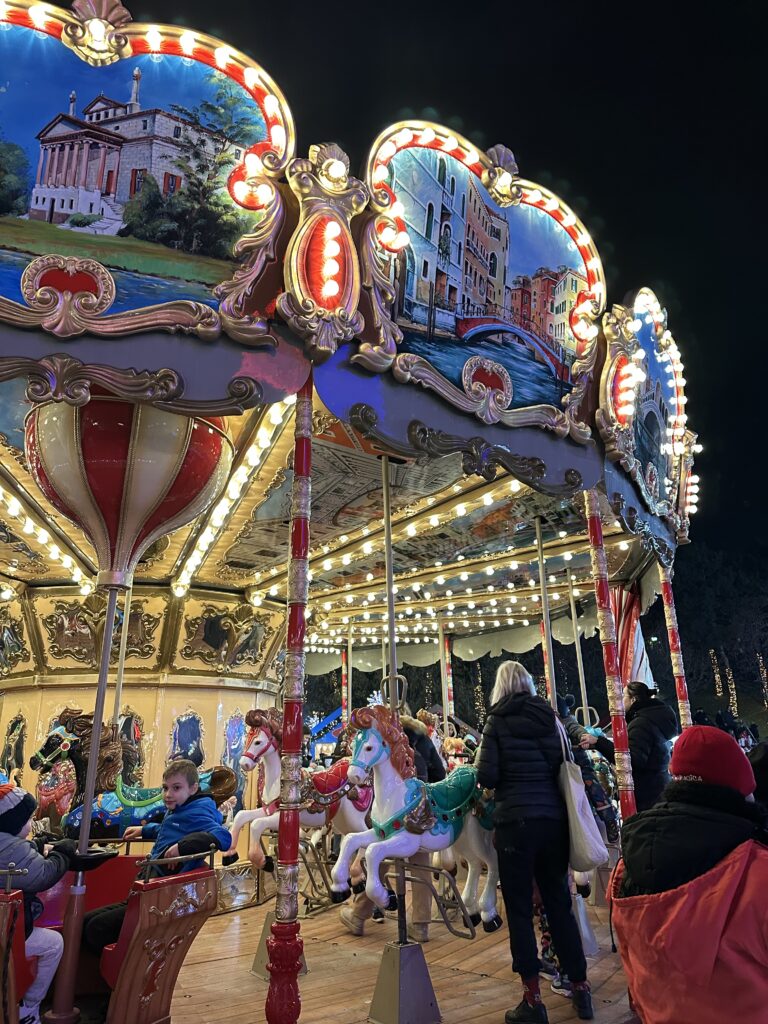 merry-go-round at West Side Christmas Market