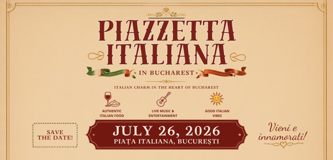 Piazzetta Italiana event in Bucharest